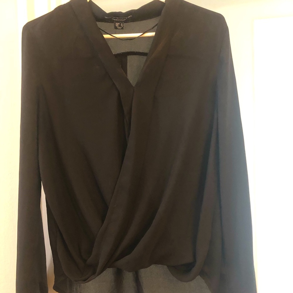 Wrap-style Blouse
